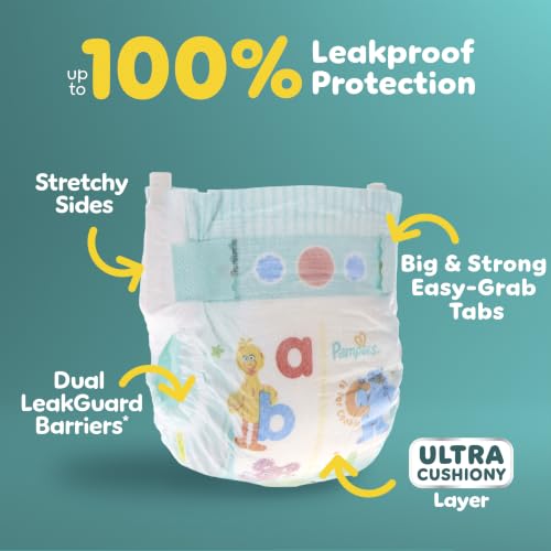 Image of Pampers Diapers - Baby Dry - Size 4, 150 Count, Absorbent Disposable Infant Diaper (Packaging May Vary)