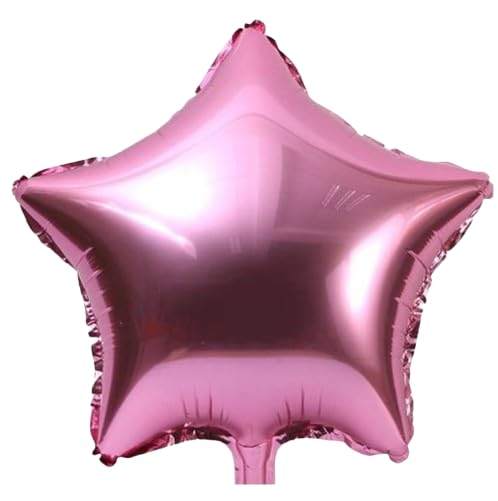 Fun Affairs Puppy Playtime Pink Monster Theme Foil Balloon Set – Cartoon Style Birthday Decoration Balloons with Heart & Round Printed Balloons for Kids Party Supplies, 5Pcs 2
