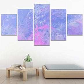SIGNWIN 5 Panel Canvas Wall Art Modern Art...