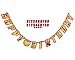 Power Rangers Dino Charge Birthday Party Add-An-Age Customizable Jumbo Letter Banner Decoration, Red , 10 1/2 Feet X 10",