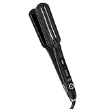 Croc BUMBEE Dual Pico Infrared Flat Iron, Black Titanium Floating Plates, Digital Temperature Control, 1.6 Inch