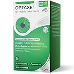 Optase Tea Tree Oil Eyelid Wipes – Cleanses, Purifies, and Refreshes Eyelids – Preservative Free – 30 Biodegradable Wipes – Effective Cleansing with Antibacterial Tea Tree Oil 