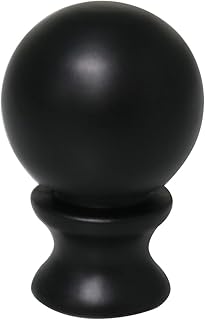 1-1/2 Inch Lamp Finial Oil Rubbed Black Steel Ball Knob Lamp Shade Finial Lamp Shades Finials Cap Knob Lamp Decoration for Lamp Harp Holder
