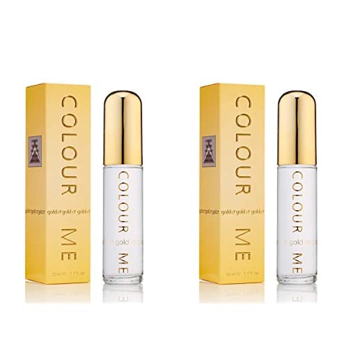 Colour Me Gold Homme - Fragrance for Men - 1.7 oz Eau de Toilette, by Milton-Lloyd (Pack of 2)
