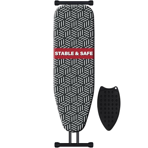 Ironing Board 43''x13'', 7 Adjustable Heights, Compact Design Saves Space