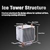 GeeekPi ICE Tower Cooler for Raspberry Pi 5, with Aluminum Heatsink and Cooling Fan