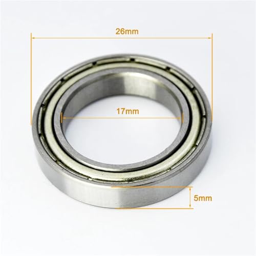 Roulements 6803 ZZ Premium acier chromé haute précision 10 pcs