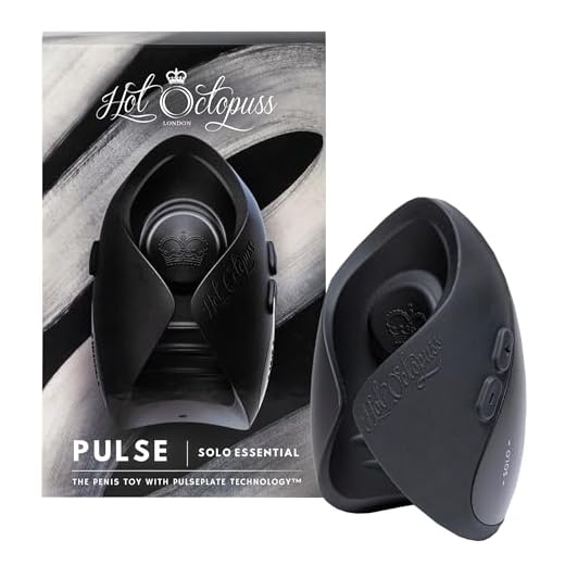 Hot Octopuss Pulse Solo Essential | Vibrationshülse & Masturbator für Männer | Intimes Sexspielzeug | Innovatives Männer-Toy mit Vibration | Erektionstrainer & Solo-Lustspender