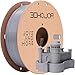 3DHoJor High Speed Printer Filament 1.75mm 1kg Cardboard Spool (2.2lbs) Rapid PLA to 5X Faster Printing Filament Dimensional Accuracy +/- 0.02 mm Fits for Most FDM 3D Printer -Gray