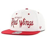 '47 Brand Snapback Cap - Crosstown Detroit Red Wings Offwhite, Einheitsgröße
