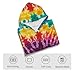 GHUALURU Color Rainbow Printed Hoodie Tie Dye Sweatshirt Fashion Graphic Pullover for Men Women,Tie Dye Multicolor2,4XL