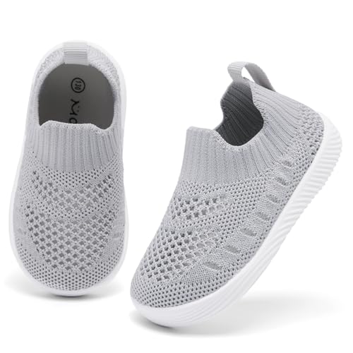 Image of MORENDL Baby Toddler Walking Socks Non-Slip Breathable Unisex Casual Sneakers