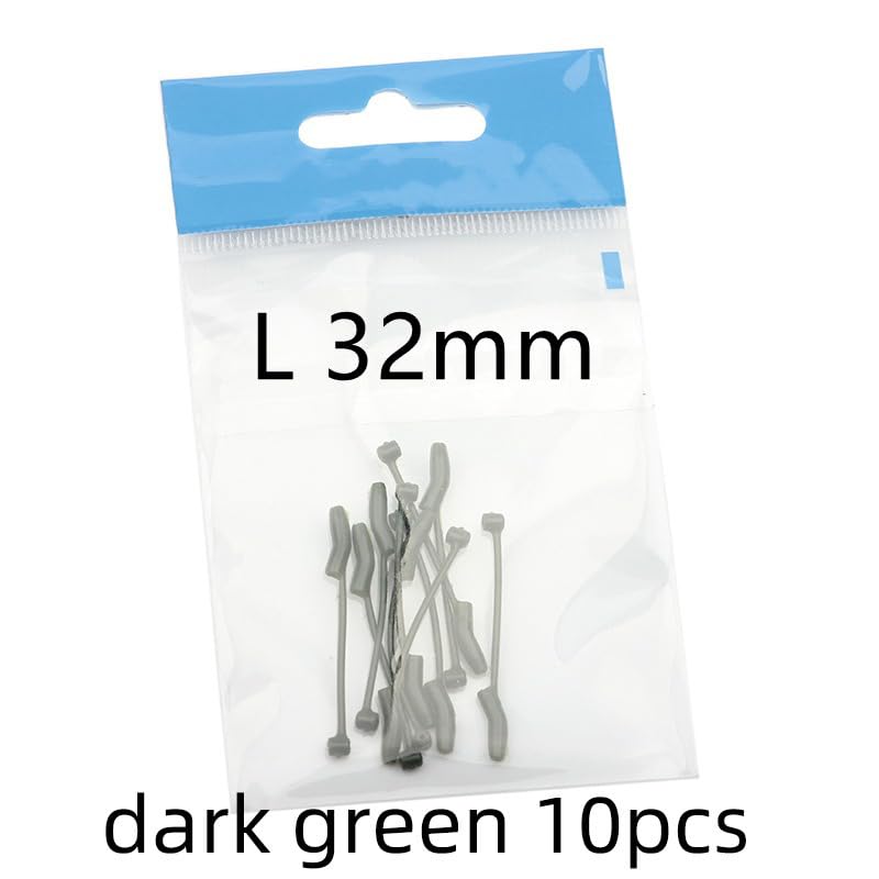 30 protectores de goma para anzuelos de pesca de carpa miniatura 4