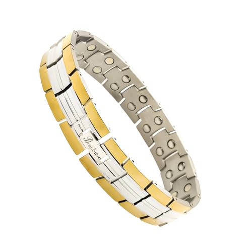 Bio Magnetic Titanium Bracelet Blood Pressure Control Chain Men-Women Bp Monitor Maintain Energy/Blood Circulation/Stamina/Pain/Strangth