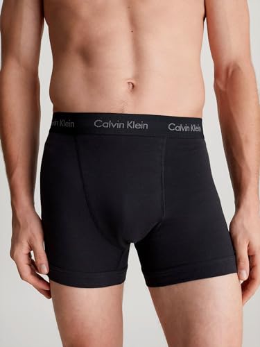 Image of Calvin Klein CK-001 Men's Trunks Underwear Low Rise Trunks 3 Pack Set