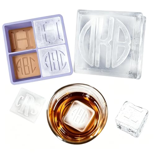 Molde personalizado de cubos de hielo de silicona de 2 pulgadas miniatura 1