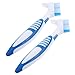 HAPINARY 2pcs Turtle Shell Cleaning Brush Double-Side Aquatic Brushes Handle Fish Tank Scrubber Kitchen Dishes Brush Aquarium Bath Tubs Brush Plastic Toothbrush Bath Brush