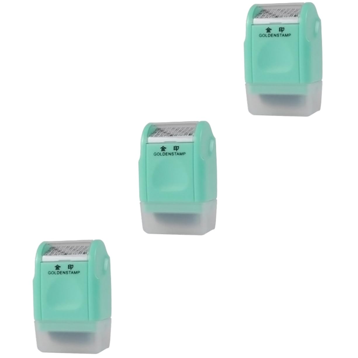 NUOBESTY 3 Pezzi Timbro A Autoinchiostrante Mini Timbro Di Sicurezza Per Ufficio