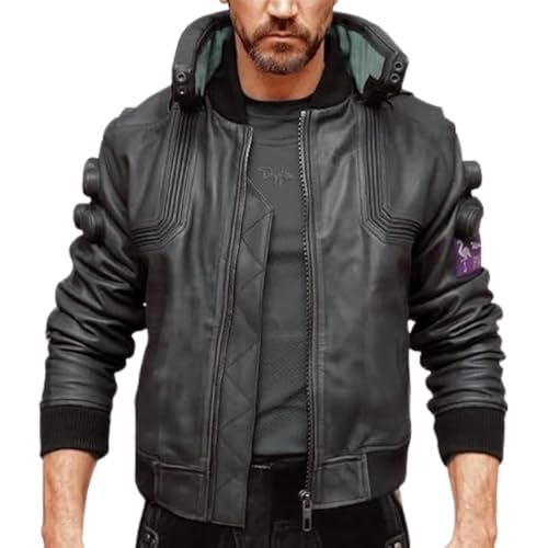 Handmade Customized Cyberpunk 2077 Samurai Jacket – Ultimate Cyberpunk Cosplay Jacket for Men2