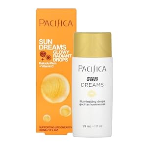 Pacifica Sunset Glow Drops – Face Bronzer – Vitamin C Face Bronzing Makeup for Instant Sun-Kissed Glowing Illuminator & Hydrating Skin Tint | Buildable Highlighter Drops Vegan Dermatologist Tested
