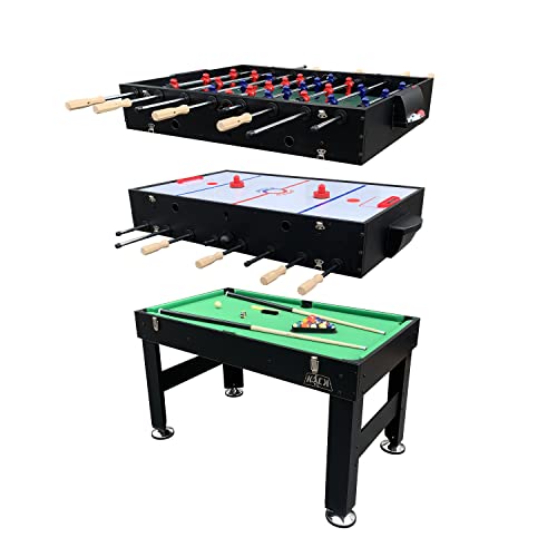 Kick Trilogy 55" 3-In-1 Multi Game Table (Black) #TOP10