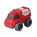 IDEALCOMMERCE Giocattoli in Bio-plastica, Camion Giochi Primi Passi - Modellino Auto - Macchina Giocattolo Bambino - Mezzi da Lavoro Giocattolo - Regali Bambini 18 Mesi + Camion Pompieri