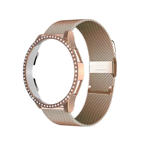 [PLYYQZM] ŃLLیJo[^ohZbgA.ɍ Sam su ng Galaxy Watch 7 6 5 4 40mm 44mmuXbgpɓK(Rose gold,For Watch 5 40mm)