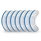 Pssopp 8pcs Cat Water Fountain Filter,Cat Fountain Filter Blue White Filter Cat Water Dispenser Filters for Pet Fountain Accessories