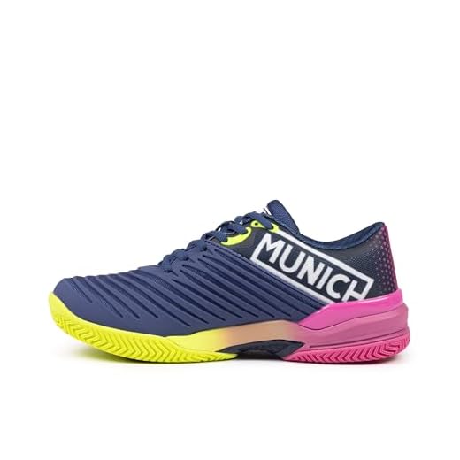 MUNICH PADX 63 Padel, Zapatillas Hombre, Azul, 43 EU