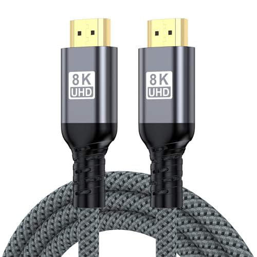 8K HDMI �P�[�u������ 48Gbps HDMI 2.1 hdmi to HDMI �r�f�I �P�[�u��(5m)