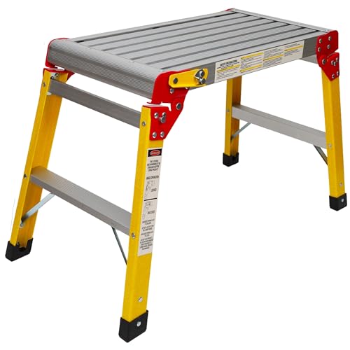 Excel Fibreglass Folding Hop Up Platform Bench 600mm x 300mm