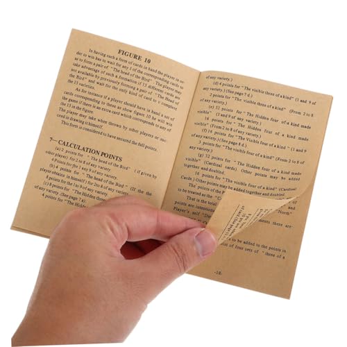 TOYANDONA 3pcs Guía de Aprendizaje de Mahjong para Principiantes miniatura 4