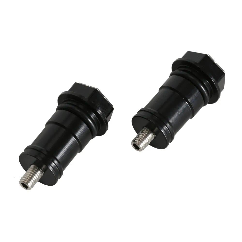 Monkey125 - Bullone esagonale CNC compatibile con Monkey 125 2018-2025, gancio in alluminio per moto, viti per sedile, coperchio del telaio, copertura decorativa (nero)
