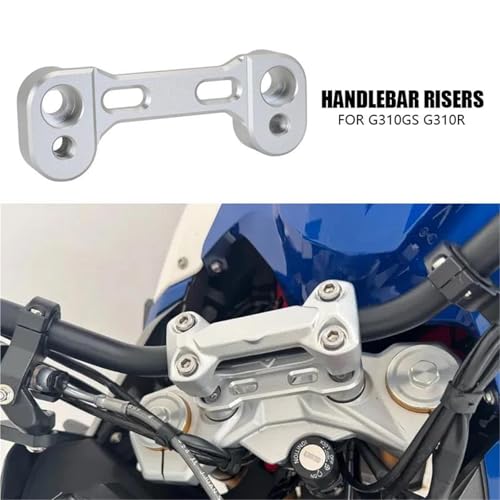 Abrazaderas barra montaje adaptador motocicleta para manillares de 22mm BMW 6