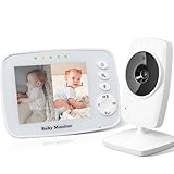 WoRaum Babyphone mit Kamera & 3,2 LCD Display • Zoom, Temperatursensor & Schlaflieder • Video-Babyphone mit Reichweitenanzeige, Nachtsicht & Zweiweg-Kommunikation • VOX