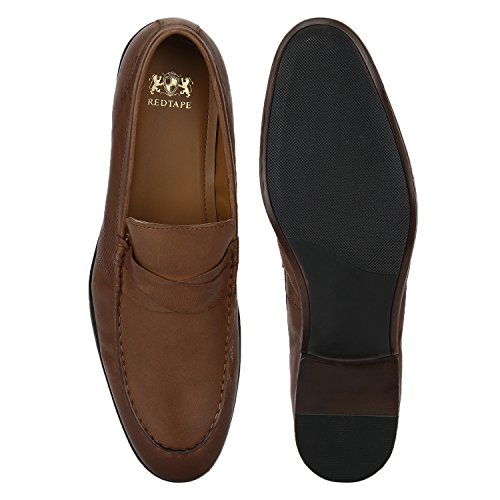 Image of Red Tape Men Tan Loafers