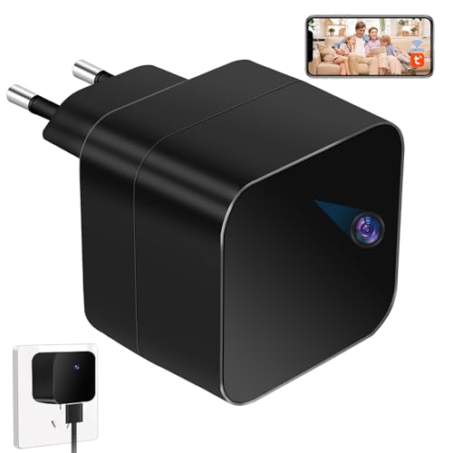 LXMIMI Caméra Cachée WiFi 5G, Caméra Espion Chargeur USB, Mini Caméras Espion Cachée HD 1080P...