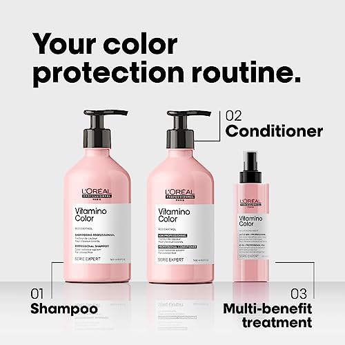 L'oreal Professionnel Vitamino Color Shampoo | Protects & Preserves Hair Color | Prevents Damage | Adds Vibrancy & Enhances Shine | For Color Treated Hair | 3.4 Fl. Oz. #TOP3