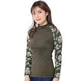 FELLOW フェロー ラッシュガード 長袖 Tシャツ レディース ハイネック 接触冷感 ラッシュ プルオーバー UPF50+ UVカット 紫外線対策 マウイ LLサイズ