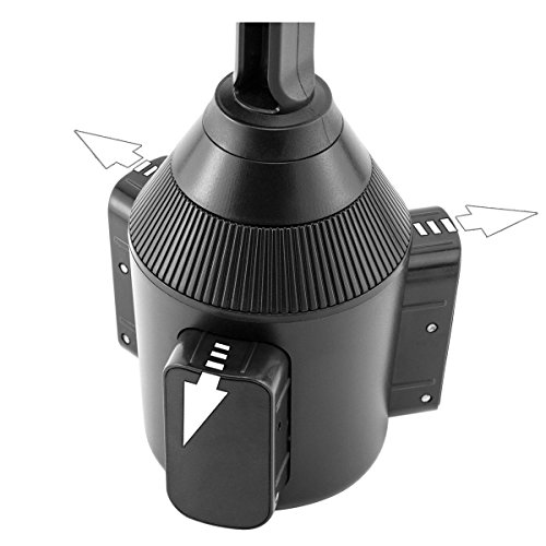 Accessorybasics Drinks Water Cup Holder Mount W/Universal Smartphone Claw Holder For Garmin Nuvi Drive Drivesmart 50 51 52 53 54 55 56 57 58 4" & 5" Screen Gps And Iphone 12 13 Galaxy S21 Note #TOP6