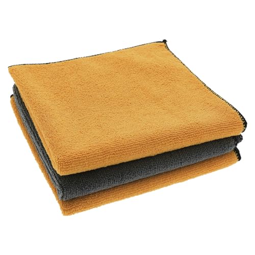 S SUMEX Pack 3 Paños Microfibra 360 gsm Billionaire Ideal para el Cuidado y Limpieza de Vehículos 40 x 40 cm