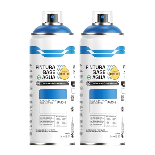 H HANSEL HOME Pintura Spray Base Agua 400ml Para Muebles Metal Plástico y Madera Ecológica y Sin