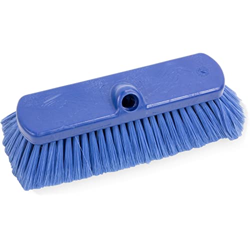 Image of SPARTA 41278EC14 Flo-Thru Plastic Wall Scrub Brush, Equipment Brush With Soft Nylex Bristles For Industrial Kitchens, Hospitals, Commercial Cleaning, 4 Inches, Blue, (Pack of 12)