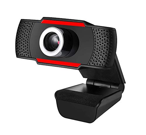 iAmotus Webcam PC con Micrófono, 1080P Full HD Cámara Web USB 2.0 Plug and Play Compatible Windows PC Portátil Desktop, para Video Chat, Grabación, Cursos Online, Juegos