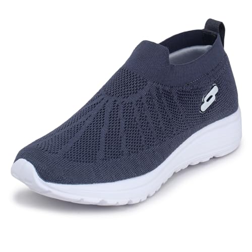 Image of TRASE Sports Slip-On Shoes for Kids | Knitted Upper Lightweight Footwear for Boys & Girls | Comfortable EVA Sole and Breathable Shoes for Walking & Play