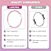 Luscinia Pilates Kit,Home Pilates Ring Kit for Women,Pilates Equipment 14