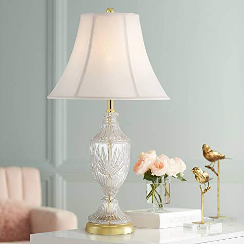 Regency Hill Traditional Style 3-Way Table Lamp with Table Top