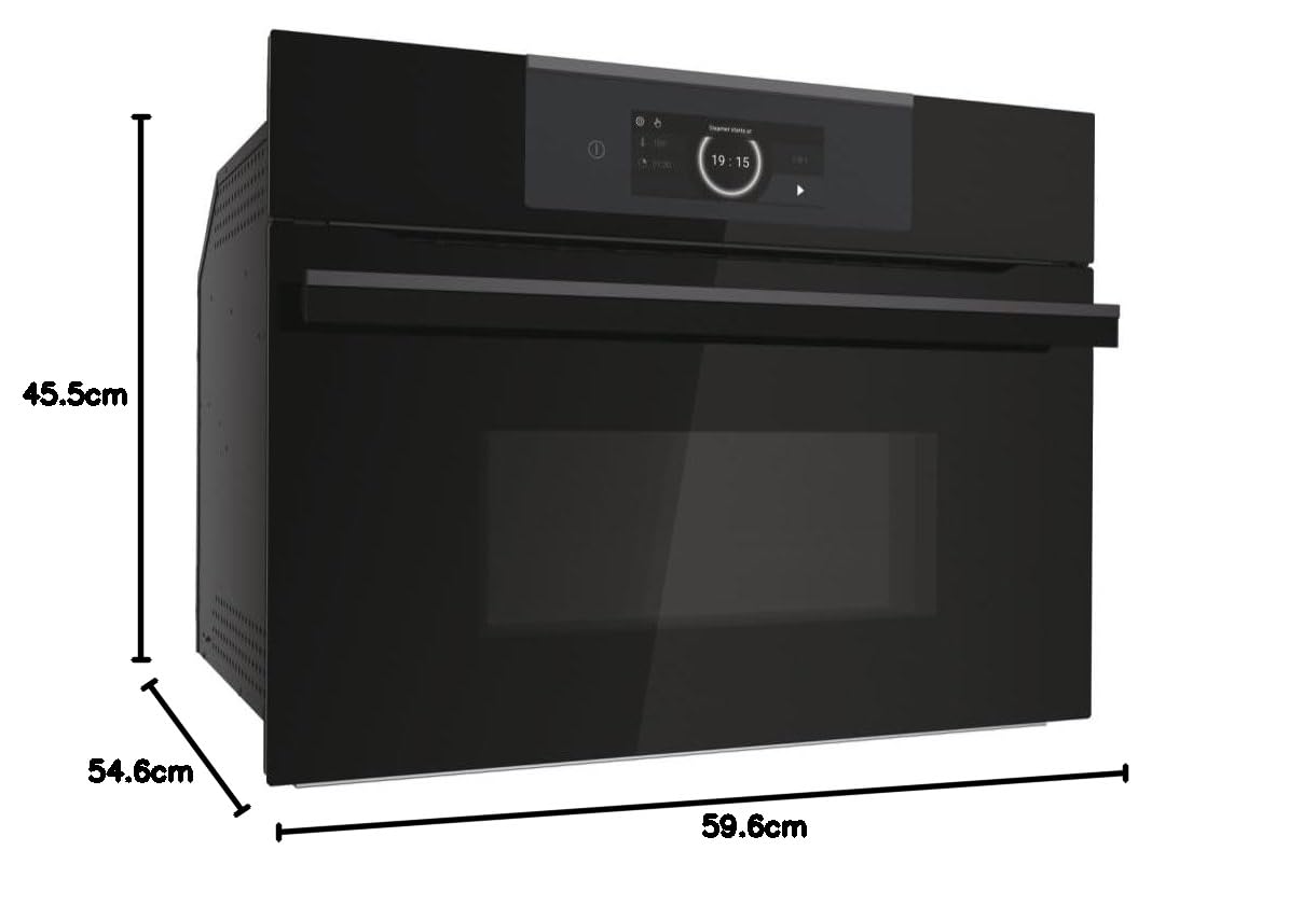 Haier HWO45NM6OXB1 Horno de vapor compacto Negro