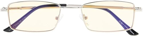 Miniatura 1 de CessBlu Lentes de lectura con bloqueo de luz azul, puente flexible, lentes para computadora, para mujeres y hombres