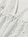 BerryGo Women's Embroidery Button Down Cotton Dress V Neck Spaghetti Strap Maxi Dress White-M